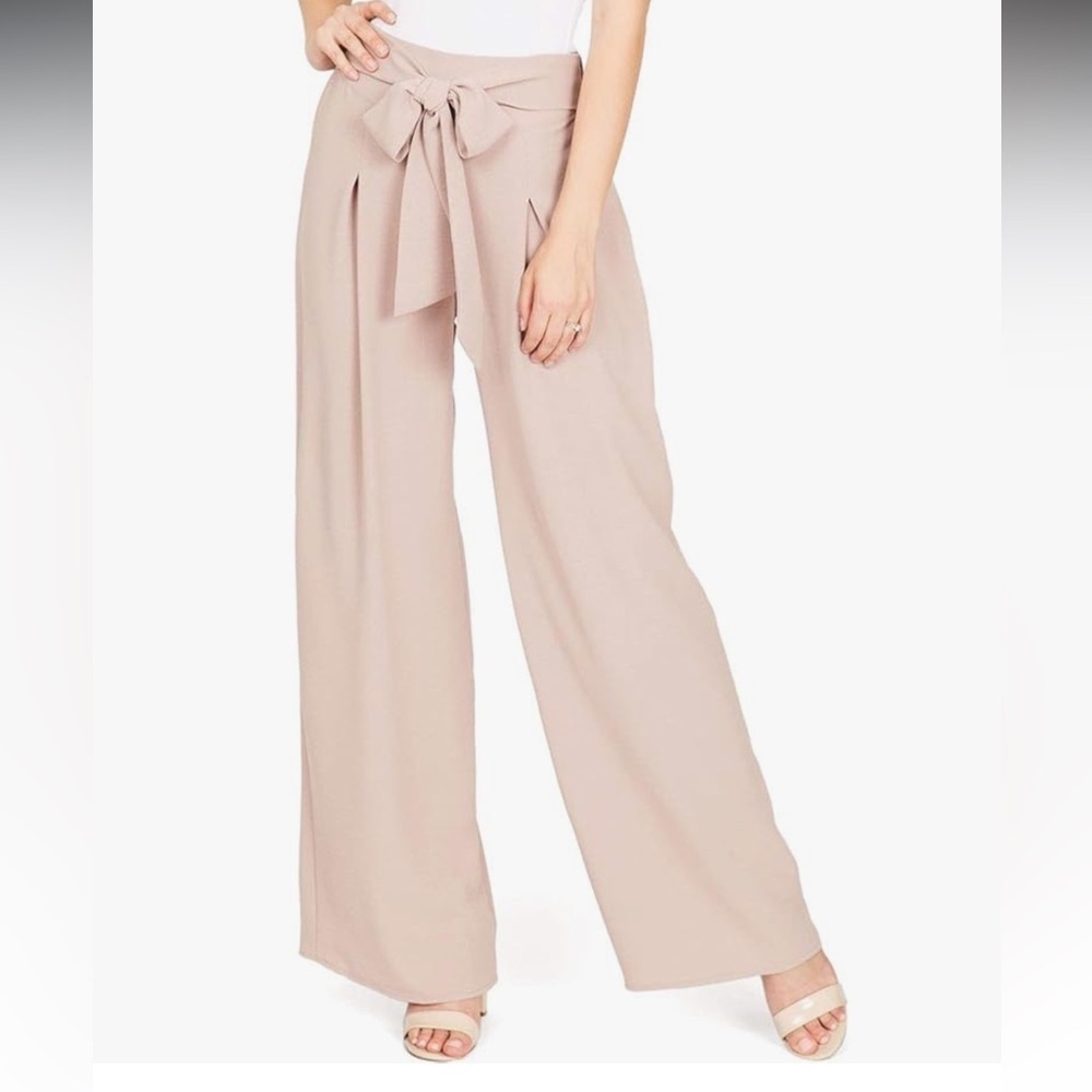 HAUTE MONDE- Women's High Waisted Wide-Leg Dress Pants size small